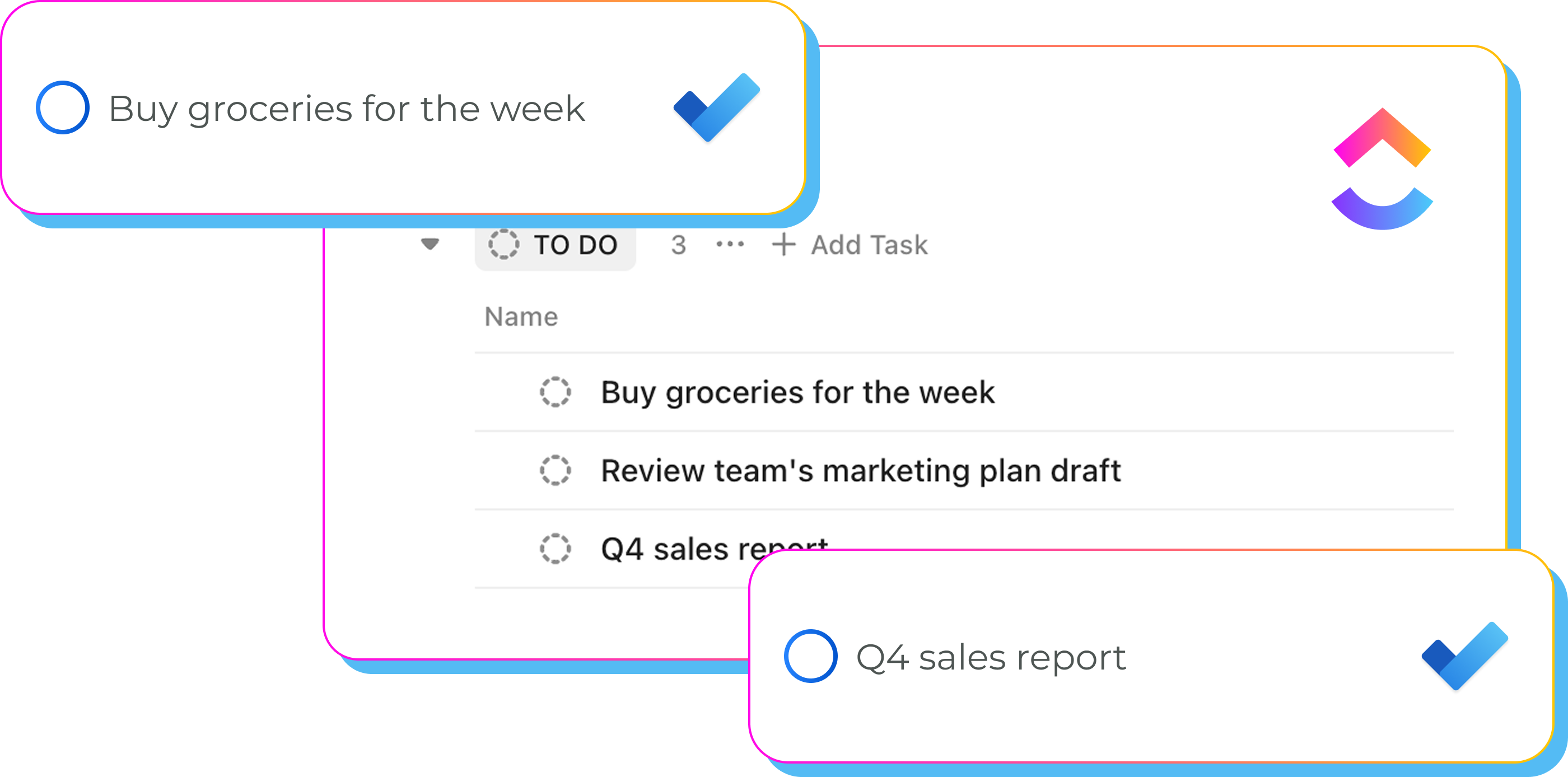 Smooth task sync